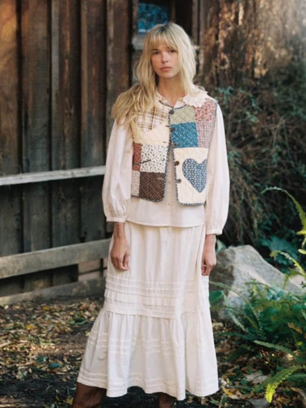 Christy Dawn Ione Patchwork Quilted Vest